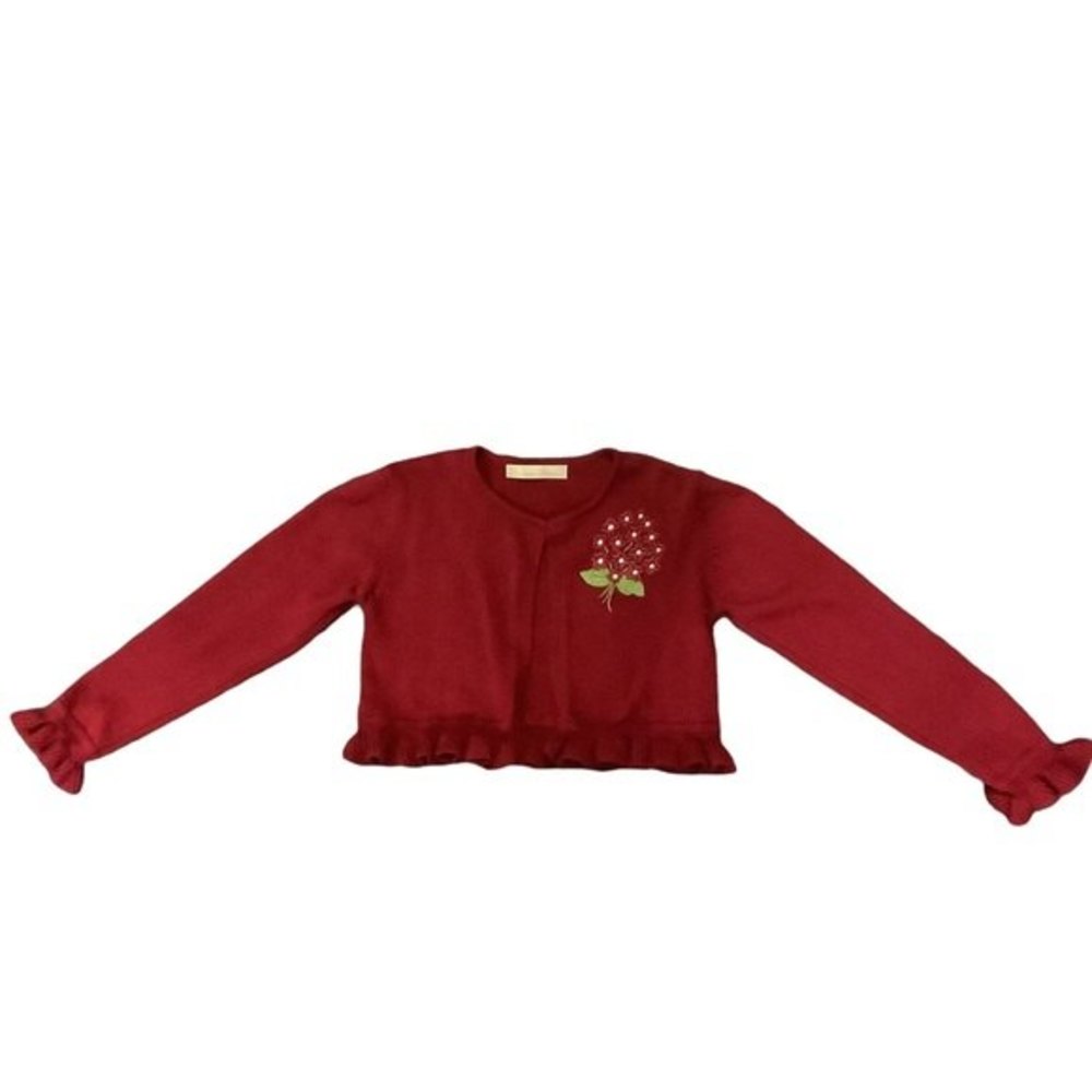 American Princess Girls shoulder shrug sweater